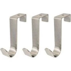 Centurion 3 Polished Chrome Over The Door Hooks