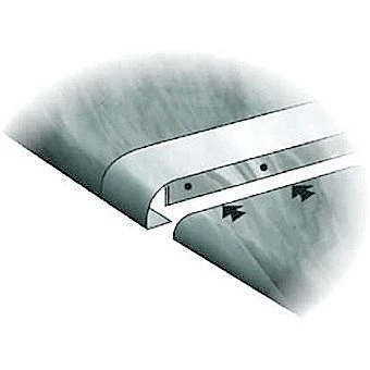 Centurion 30mm Matt Silver Straight Worktop Jointing Section 1 Centurion 30mm Matt Silver Straight Worktop Jointing Section