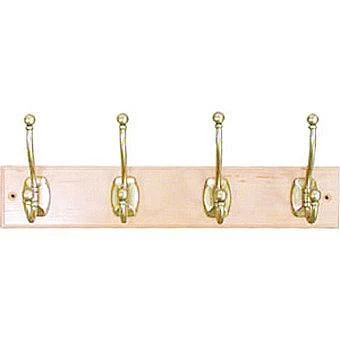 Centurion 420 X 80mm 4 EB Ball End Hat & Coat Hooks On Old English Solid Beech Board 1 Centurion 420 X 80mm 4 EB Ball End Hat & Coat Hooks On Old English Solid Beech Board