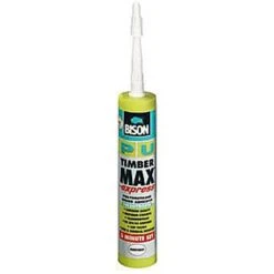Bison PU Max Timber Thixotropic Express Clear Adhesive