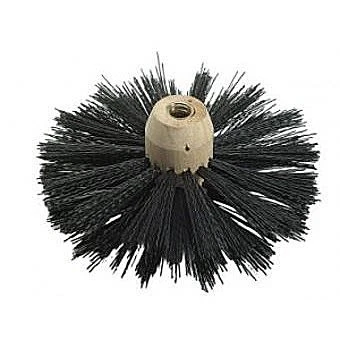 Black Plastic Chimney Brush 16" 1 Black Plastic Chimney Brush 16"