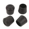 Black Rubber Leg Tips 22mm (Pack Of 4)