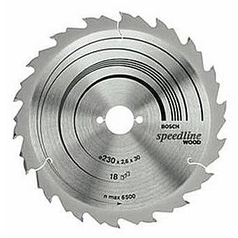 Bosch 160x2.4x16mm 18T Speedline Saw Blade 2608640785 1 Bosch 160x2.4x16mm 18T Speedline Saw Blade 2608640785