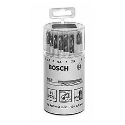 Bosch HSS Ground Drill Bit Set Of 19 Pieces 2607018361