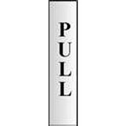 Centurion 2161 Pull Vertical Sign Silver