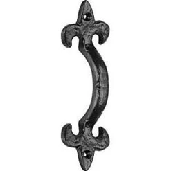 Centurion BA54P 100mm (4") Fleur De Lys Black Handle