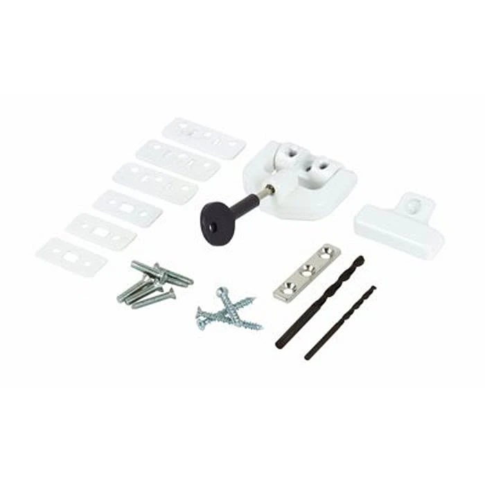 Chubb White UPVC Window Locks Pack Of 2 3 Chubb White UPVC Window Locks Pack Of 2 - Image 3
