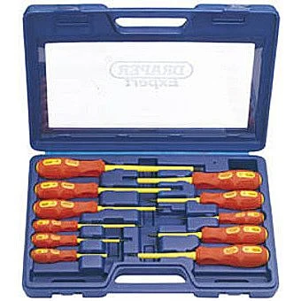 Draper 69234 11 Piece VDE Fully Insulated Screwdriver Set 1 Draper 69234 11 Piece VDE Fully Insulated Screwdriver Set