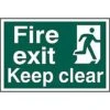 Centurion Fire Exit Keep Clear - PVC (300 X 200mm)