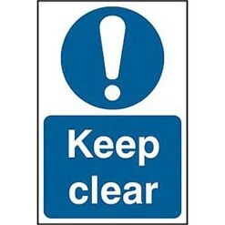 Centurion Keep Clear - PVC (200 X 300mm)
