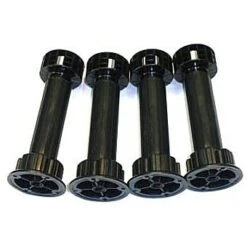 Plastic Adjustable Screw Feet For Kitchen Cabinets (Pack Of 4)