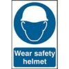 Spectrum 0001 Wear Safety Helmet Sign