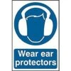 Spectrum 0005 Wear Ear Protectors Sign