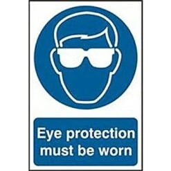Spectrum 0007 Eye Protection Must Be Worn Sign