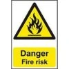 Spectrum 0900 DANGER Fire Risk Sign