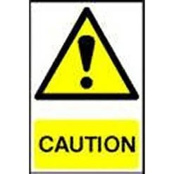 Spectrum 1300 Caution Sign