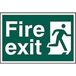 Spectrum 1507 Fire Exit Sign (Man Running To Right)
