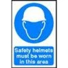 Spectrum 4000 Safety Helmets Must Be Worn In This Area Sign