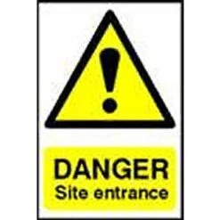 Spectrum 4102 Danger Site Entrance Sign