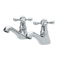 Traditional Victorian Style Basin Taps Hot & Cold