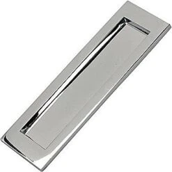 Centurion Victorian Letter Plate With Chrome Finish 10 X 3 Inches