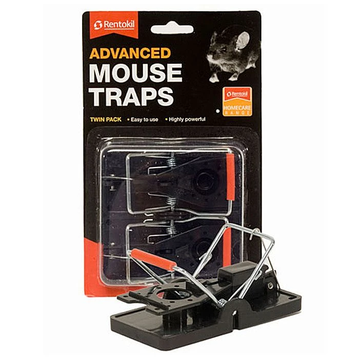 Rentokil Advanced Mouse Traps Pack Of 2 2 Rentokil Advanced Mouse Traps Pack Of 2 - Image 2