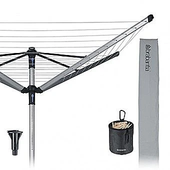 Brabantia 4 Arm Rotary Clothes Line Advanced 60 Lift-o-Matic Airer 1 Brabantia 4 Arm Rotary Clothes Line Advanced 60 Lift-o-Matic Airer
