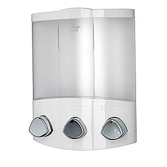 Croydex Trio White Finish Euro Soap Dispenser 1 Croydex Trio White Finish Euro Soap Dispenser