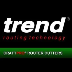 Trend C021 1/4" 12.7mm X 25.4mm Two Flute Router Cutter -Outlet The Build Edge Store 0044164 700