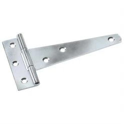 Strong Zinc Plated Tee Hinges 200mm Garden Gate Hinge 8 Inch -Outlet The Build Edge Store 0050641 700
