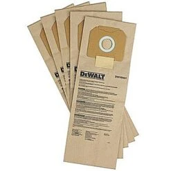 Dewalt DWV9401 Paper Bag 5 Pack To Suit Dewalt DWV902M Vacuum