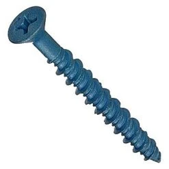 Blue Masonry Screws 3/16" X 57mm Countersunk