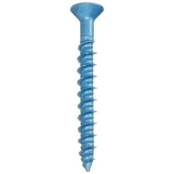 Blue Masonry Screws 3/16" X 45mm Countersunk -Outlet The Build Edge Store 0051068 700
