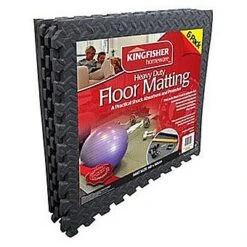 Kingfisher Homeware EVA Foam Interlocking Mat Tiles Pack Of 6
