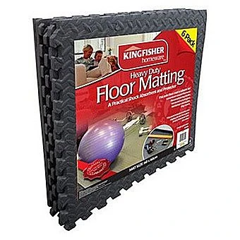Kingfisher Homeware EVA Foam Interlocking Mat Tiles Pack Of 6 1 Kingfisher Homeware EVA Foam Interlocking Mat Tiles Pack Of 6