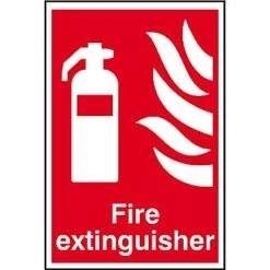 Spectrum Centurion 1350 PVC Fire Extinguisher Sign 300 X 200mm
