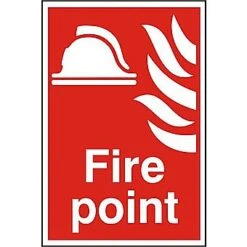 Spectrum Centurion 1451 PVC Fire Point Sign 300 X 200mm