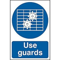 Centurion Safety Use Guards Sign 300 X 200mm