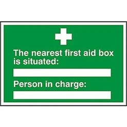 Spectrum Centurion First Aid Box Is Situated Sign 300 X 200mm