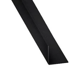 Plastic Angle Trim Black 10 X 10mm 1m