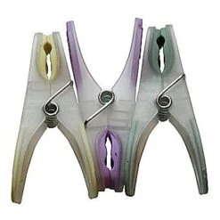 Soft Grip Plastic Clothes Pegs Pack Of 24