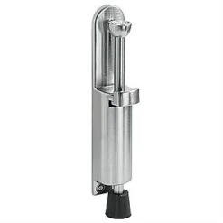 Foot Operated Brushed Chrome Door Stop