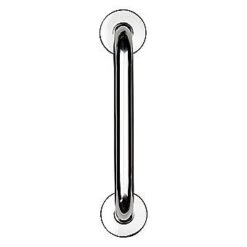 Croydex 30cm Straight Bathroom Chrome Grab Bar With Anti Slip