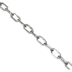 Centurion Chrome Plated 3/8 Inch Oval Link Chain