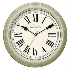 Acctim Redbourn 26702 Wall Clock Gloss Cream