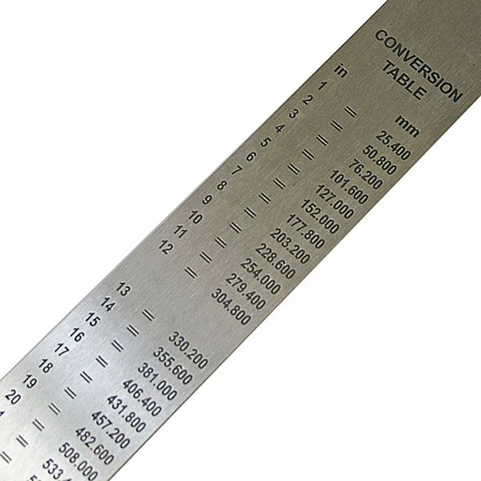 Faithfull Stainless Steel Rule 600mm FAIRULE600SS 3 Faithfull Stainless Steel Rule 600mm FAIRULE600SS - Image 3