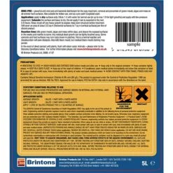 Brintons MMC Pro Multi Surface Mould Cleaner 5 Litre Moss Killer 7 Brintons MMC Pro Multi Surface Mould Cleaner 5 Litre Moss Killer -Outlet The Build Edge Store 0063497 700