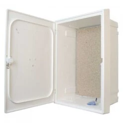 Meter Box Cabinet With Lock White 580 X 490mm -Outlet The Build Edge Store 0063608 700