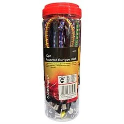Blackspur Assorted Bungee Elastic Straps Cords Pack Of 10