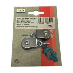 Chapuis Pulley Roller With Piton Zinc Plated 20mm POS01